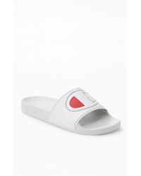 champion sandals white