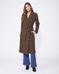 PAIGE - Jona Coat- Brown/black | Size Large | Long Sleeves - Lyst