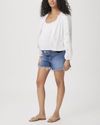 PAIGE - Asher Short Maternity - Lyst