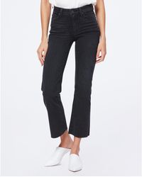 PAIGE Atley Ankle Flare Jeans - Black