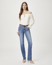 PAIGE - Exclusive* Hoxton Straight Jeans 34" - Lyst