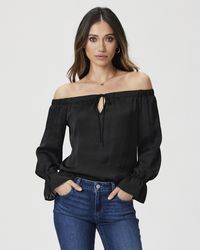 PAIGE - Ayanna Blouse Top - Lyst