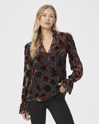 PAIGE - Laurin Blouse Top - Lyst
