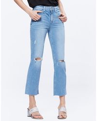 PAIGE - Atley Ankle Flare Jeans Petite - Lyst