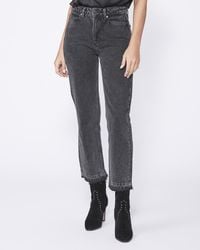PAIGE - Sarah Straight Jeans Ankle - Lyst