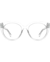 Pair Eyewear - Crystal Clear Rounded Cat-Eye Eyeglasses - Lyst