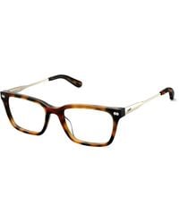 Pair Eyewear - Tortoise Acetate Metal Rectangle Eyeglasses - Lyst