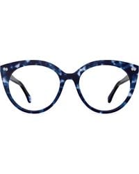 Pair Eyewear - Tortoise Rounded Cat-Eye Eyeglasses - Lyst