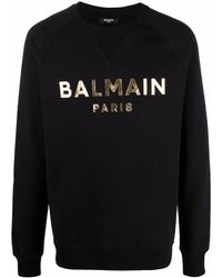 balmain logo sweater