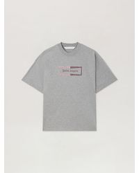 Palm Angels - Studded Box Logo Loose T-Shirt - Lyst