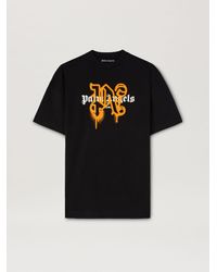 Palm Angels - Monogram Spray City T-shirt Rome - Lyst