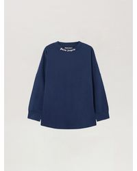 Palm Angels - Classic Logo Long-Sleeved Over T-Shirt - Lyst