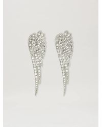 Palm Angels - Strass Ohrring Mit Engelsflügeln Frau - Lyst
