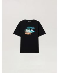 Palm Angels - Palm Island Regular T-Shirt - Lyst
