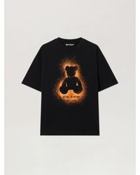 Palm Angels - Spray Bear Regular T-Shirt - Lyst