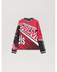 Palm Angels - Racing Loose Long-Sleeved T-Shirt - Lyst