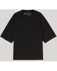 Palm Angels ロゴ コットンtシャツ - ブラック