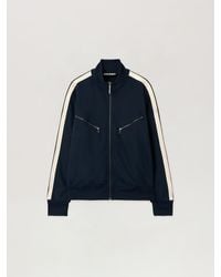 Palm Angels - Curved Logo Track Jacket Uomo Dark - Lyst