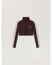Palm Angels - Classic Logo Training Jacket Mauve - Lyst