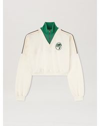 Palm Angels - Oval Palm Zipped D Crew Off - Lyst