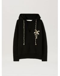 Palm Angels - Palm Knit Hoodie - Lyst