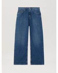 Palm Angels - Curved Logo Loose Jeans - Lyst