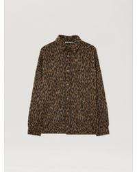 Palm Angels - Classic Logo Animalier Overshirt - Lyst