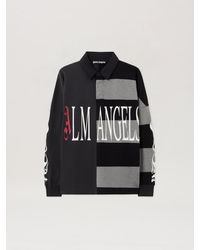 Palm Angels - Flames Flag Polo Shirt - Lyst