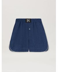 Palm Angels - Monogram Linen Boxer Shorts - Lyst