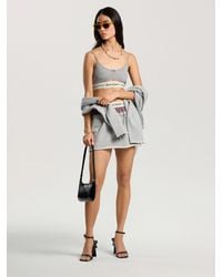 Palm Angels - Classic Logo Double-Layered Skirt - Lyst