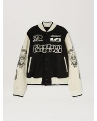Palm Angels - Lunar New Year Varsity Jacket Uomo Rosso - Lyst