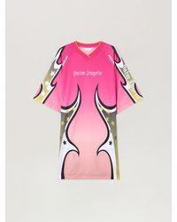 Palm Angels - Racing T-Shirt Dress - Lyst