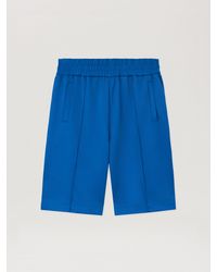 Palm Angels - Back Curved Logo Track Shorts - Lyst