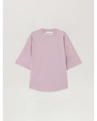 Palm Angels - Dripping Curved Logo Over T-Shirt - Lyst