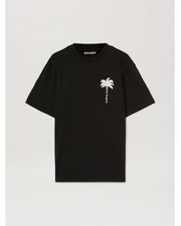Palm Angels - The Palm Back T-shirt Black - Lyst