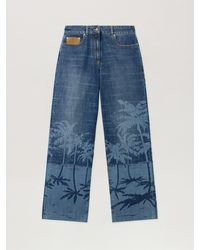 Palm Angels - Palms Loose Denim Pants - Lyst