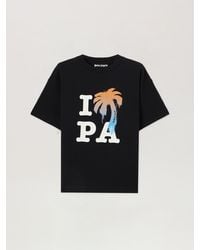 Palm Angels - I Love Pa T-Shirt - Lyst