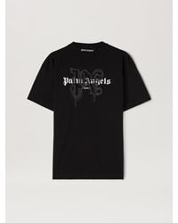 Palm Angels - T-Shirt Paris Con Stampa - Lyst