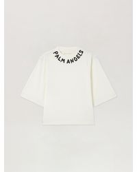 Palm Angels - Neck Logo Boxy T-Shirt - Lyst