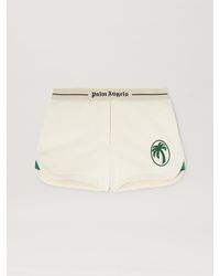 Palm Angels - Oval Palm Sweat Shorts Donna Off - Lyst