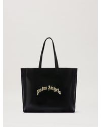 Palm Angels - Curved Logo Shopping Bag Uomo - Lyst
