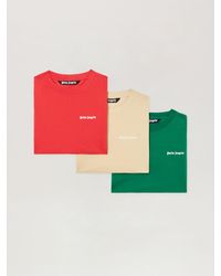 Palm Angels - Classic Logo T-Shirt Tripack - Lyst
