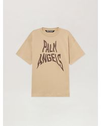 Palm Angels - Palm Distorted Regular T-Shirt - Lyst