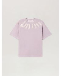 Palm Angels - Big Neck Logo Loose T-Shirt - Lyst