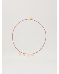 Palm Angels - Palm Logo Necklace - Lyst