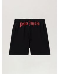 Palm Angels - Waist Logo Sweatshorts - Lyst