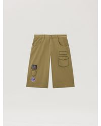 Palm Angels - Military Patch Bermuda Shorts Army - Lyst