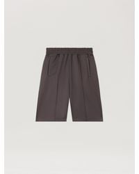 Palm Angels - Back Curved Logo Track Shorts Dark - Lyst