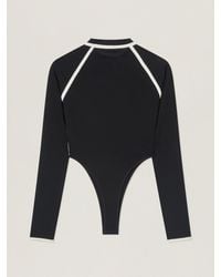Palm Angels - Curved Logo Fitted Body Long Sleeve - Lyst