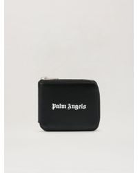 Palm Angels - Classic Logo Zip Around Wallet - Lyst